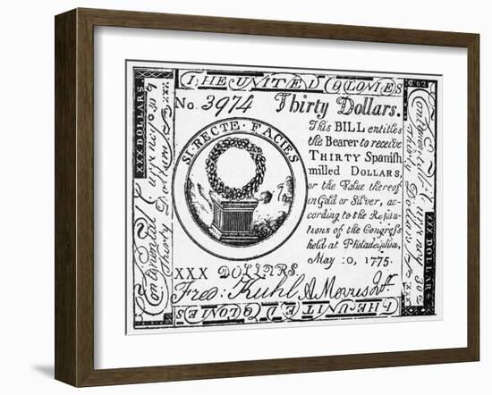 Continental Banknote, 1775-null-Framed Giclee Print