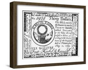 Continental Banknote, 1775-null-Framed Giclee Print