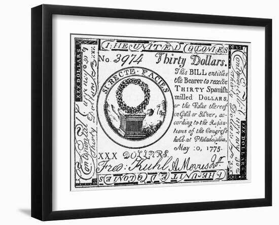 Continental Banknote, 1775-null-Framed Giclee Print