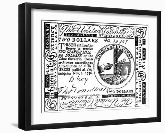 Continental Banknote, 1776-null-Framed Giclee Print