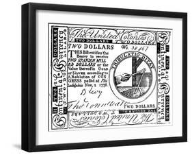 Continental Banknote, 1776-null-Framed Giclee Print