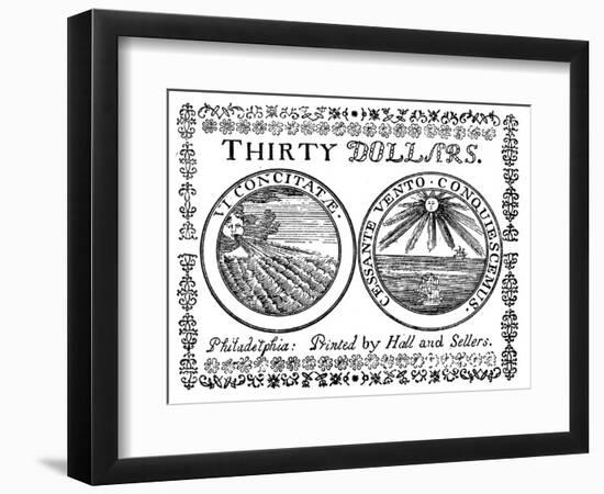 Continental Banknote, 1776-null-Framed Premium Giclee Print