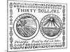 Continental Banknote, 1776-null-Mounted Giclee Print