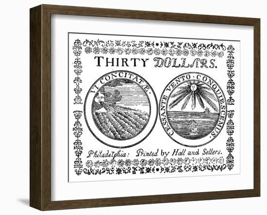 Continental Banknote, 1776-null-Framed Giclee Print