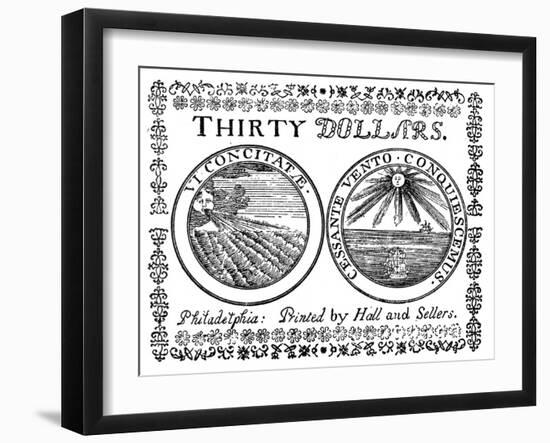 Continental Banknote, 1776-null-Framed Giclee Print