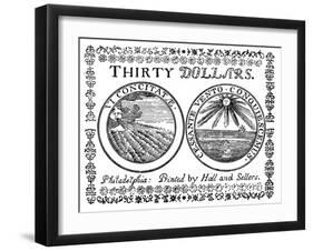 Continental Banknote, 1776-null-Framed Giclee Print