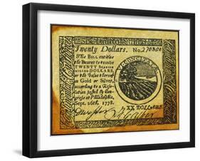 Continental Banknote, 1778-null-Framed Giclee Print