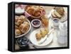 Continental Breakfast-David Munns-Framed Stretched Canvas