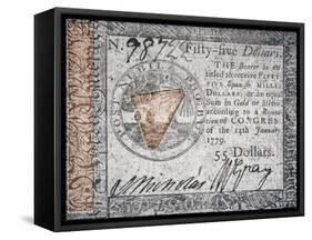 Continental Currency, 1779-null-Framed Stretched Canvas