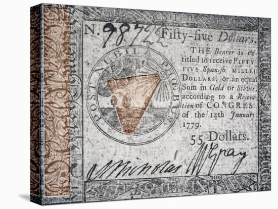 Continental Currency, 1779-null-Stretched Canvas