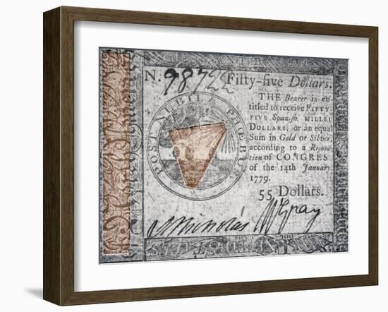 Continental Currency, 1779-null-Framed Giclee Print