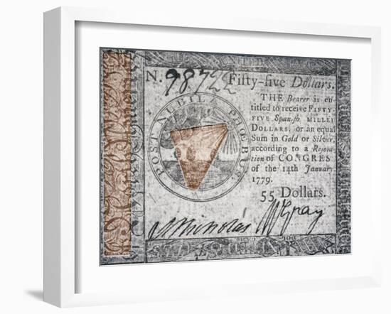 Continental Currency, 1779-null-Framed Giclee Print