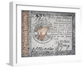 Continental Currency, 1779-null-Framed Giclee Print