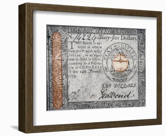 Continental Currency, 1779-null-Framed Giclee Print