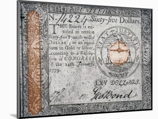 Continental Currency, 1779-null-Mounted Giclee Print