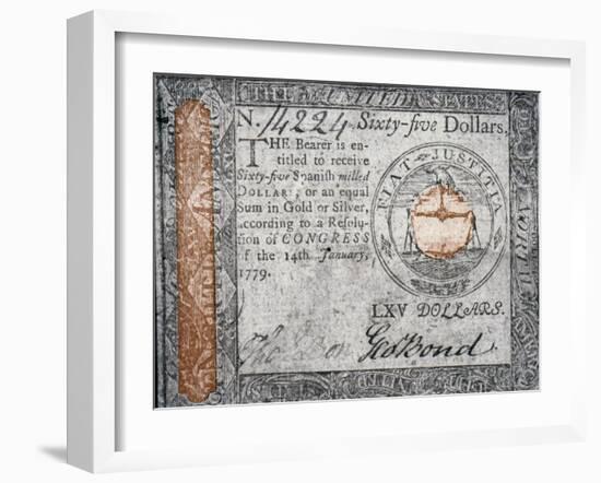 Continental Currency, 1779-null-Framed Giclee Print