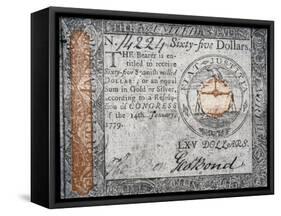 Continental Currency, 1779-null-Framed Stretched Canvas