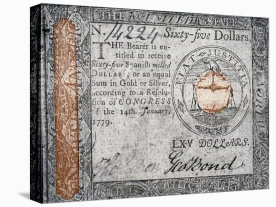 Continental Currency, 1779-null-Stretched Canvas