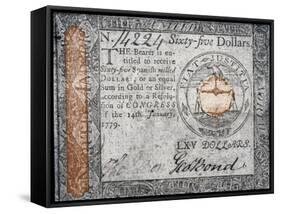 Continental Currency, 1779-null-Framed Stretched Canvas