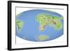 Continental Drift After 100 Million Years-Mikkel Juul-Framed Premium Photographic Print