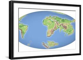 Continental Drift After 100 Million Years-Mikkel Juul-Framed Premium Photographic Print