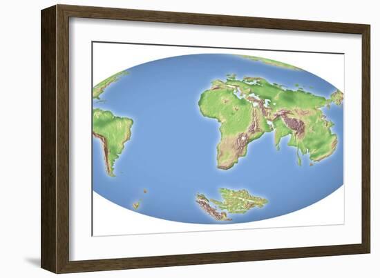 Continental Drift After 100 Million Years-Mikkel Juul-Framed Photographic Print