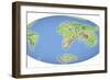 Continental Drift After 100 Million Years-Mikkel Juul-Framed Photographic Print