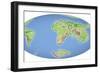 Continental Drift After 100 Million Years-Mikkel Juul-Framed Photographic Print