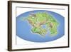 Continental Drift After 250 Million Years-Mikkel Juul-Framed Premium Photographic Print