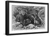 Continental Field Voles-null-Framed Art Print