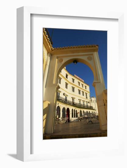 Continental Hotel Built in 1870, Old City, Medina, Tangier, Morocco, North Africa, Africa-Bruno Morandi-Framed Photographic Print