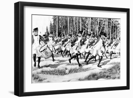 Continental Marines, C. 1776-null-Framed Giclee Print