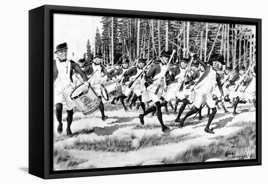 Continental Marines, C. 1776-null-Framed Stretched Canvas