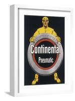 Continental Pneumatic-null-Framed Art Print