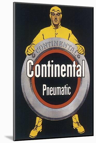 Continental Pneumatic-null-Mounted Art Print