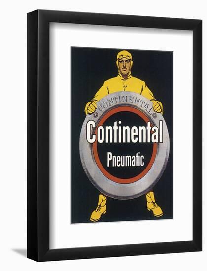Continental Pneumatic-null-Framed Art Print