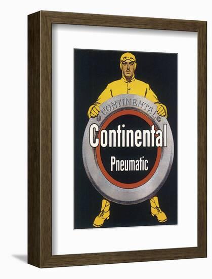 Continental Pneumatic-null-Framed Art Print