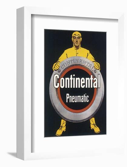 Continental Pneumatic-null-Framed Art Print