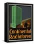 Continental Radioforen-null-Framed Stretched Canvas