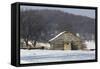 Continental Soldiers' Cabin Reconstructed at Valley Forge Winter Camp, Pennsylvania-null-Framed Stretched Canvas