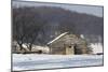 Continental Soldiers' Cabin Reconstructed at Valley Forge Winter Camp, Pennsylvania-null-Mounted Photographic Print