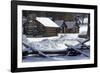 Continental Soldiers’ Cabins Reconstructed at the Valley Forge Winter Camp, Pennsylvania-null-Framed Photographic Print