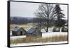 Continental Soldiers' Cabins Reconstructed at the Valley Forge Winter Camp, Pennsylvania-null-Framed Stretched Canvas