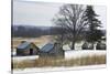 Continental Soldiers' Cabins Reconstructed at the Valley Forge Winter Camp, Pennsylvania-null-Stretched Canvas