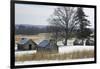 Continental Soldiers' Cabins Reconstructed at the Valley Forge Winter Camp, Pennsylvania-null-Framed Giclee Print