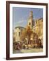 Continental Street Scene-Jacques Carabain-Framed Giclee Print