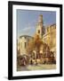 Continental Street Scene-Jacques Carabain-Framed Giclee Print