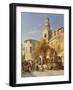 Continental Street Scene-Jacques Carabain-Framed Giclee Print