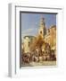 Continental Street Scene-Jacques Carabain-Framed Giclee Print