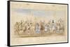 Continuation of the Retinue of the Marquis of Waterford, Knight of the Dragon and Viscount…-James Henry Nixon-Framed Stretched Canvas